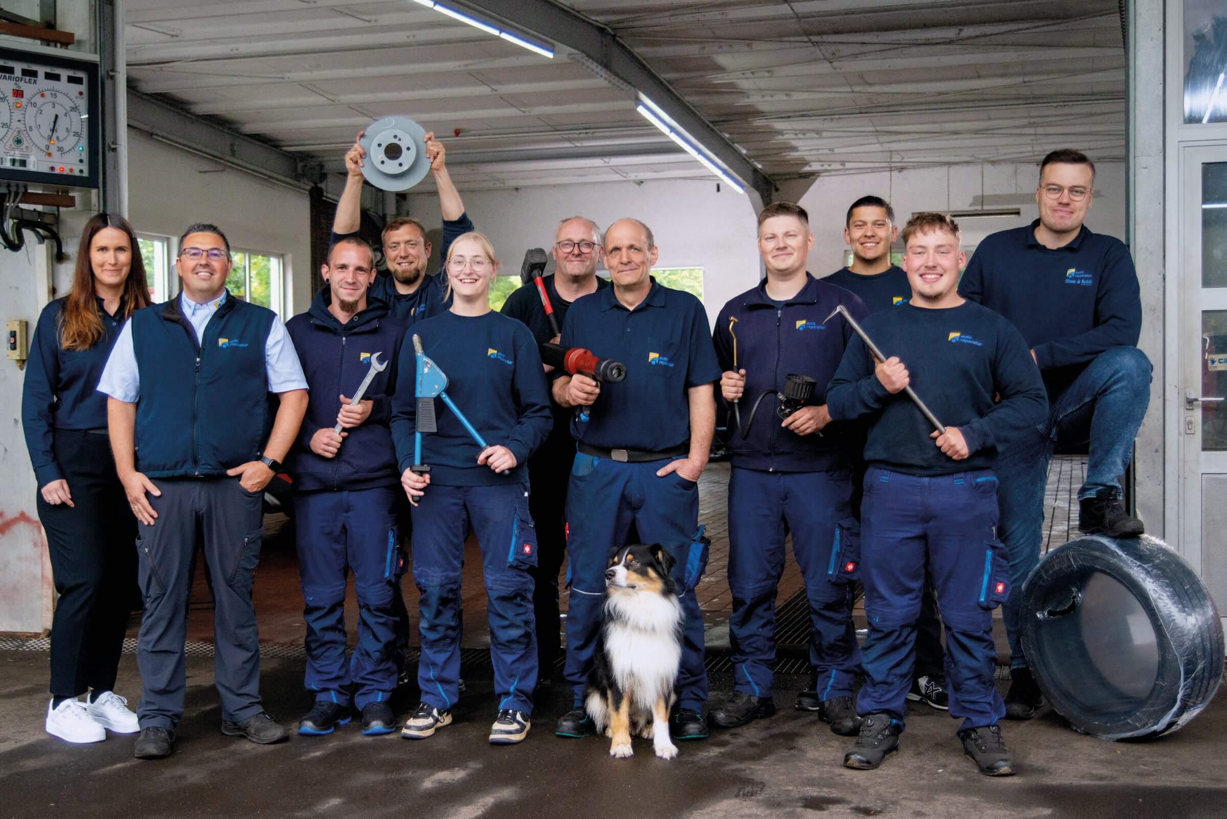 Team auf der Au bei Autoreparatur Blum & Kröll Bild: Team auf der Au bei Autoreparatur Blum & Kröll